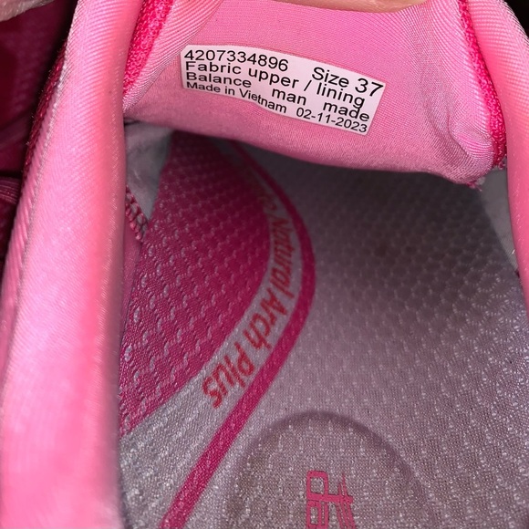 Dansko Hot Pink Peony Colorful Comfy Lace Up Arch Support Walking Sneakers 37 - Picture 12 of 14